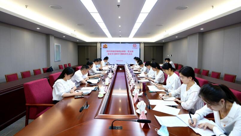 尊龙凯时集团党委书记、董事长任丁参加总部第一党支部党史学习教育专题组织生活会